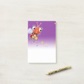 Lil Ladybug paarse fade Post-it notitieblok Post-it® Notes (Op bureau)