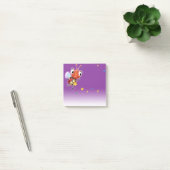 Lil Ladybug paarse fade square Post-it notitieblok Post-it® Notes (Kantoor)