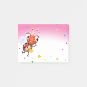 Lil Ladybug roze Post-it notitieblok Post-it® Notes