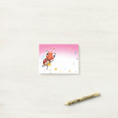 Lil Ladybug roze Post-it notitieblok Post-it® Notes (Op bureau)