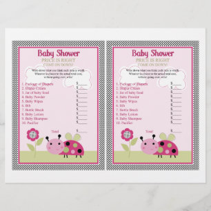 "Lil Ladybug with Polka Dots" Prijs is juist spel Flyer