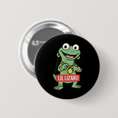 Lil Lizard Funny Lizard Trending Meme Ronde Button 5,7 Cm (Voorkant /achterkant)