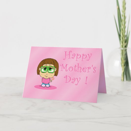 Lil Mabel Moederdag Kaart (Voorkant)