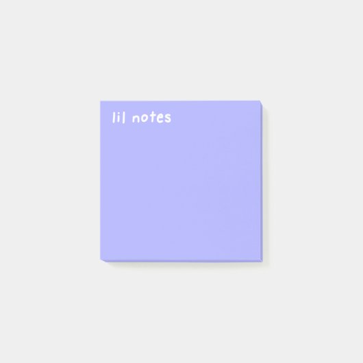 Lil merkt Paarse noten op Post-it® Notes (Voorkant)