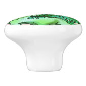 lil' Mint Herb Garden Dragon Keramische Knop (Zijkant)