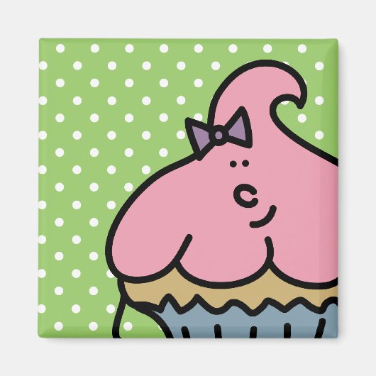 Lil' Miss Cuppy Cake Magnet (Devant)