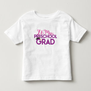 Lil Miss Pre School Afstuderen Afstuderen T Shirt