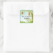 Lil Monkey, Boy Baby shower Sticker Seal (Tas)