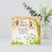 Lil Monkey, Fille Faire-part de naissance (Debout devant)