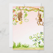 Lil Monkey, Geboorte Meisje Bedankt Notities (Achterkant)