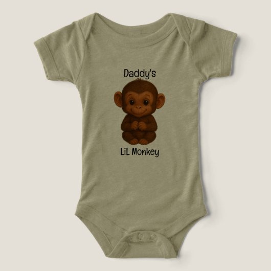 LiL Monkey One Piece de papa (Design Recto)