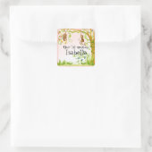 Lil Monkey, Sticker Baby shower fille (Sac)