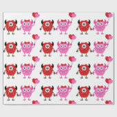 Lil Monsters Wrapping Paper Cadeaupapier (Vlak)
