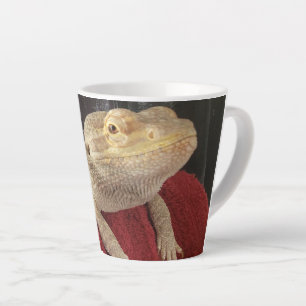 Lil' Murph Funny Schattige Bearded Dragon Lizard Latte Mok