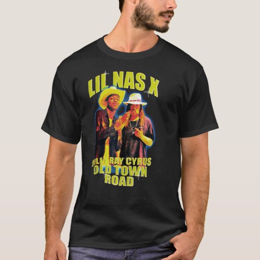 Lil Nas X Old Town Road Rap Essential T-shirt (Voorkant)