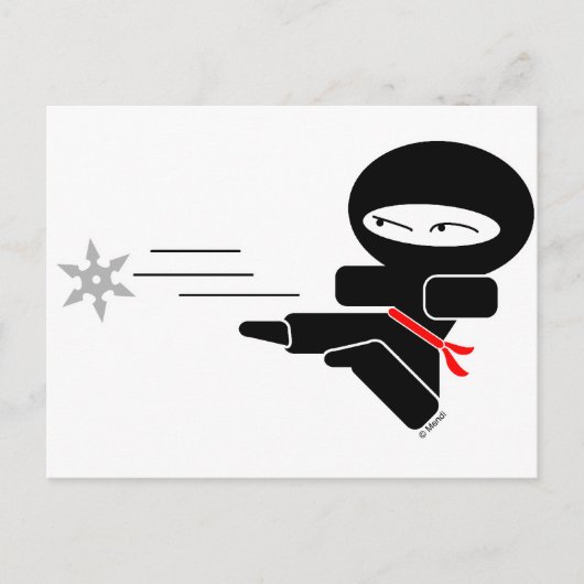 Lil' Ninja Briefkaart (Voorkant)