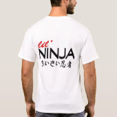 Lil' Ninja T-shirt (Achterkant)