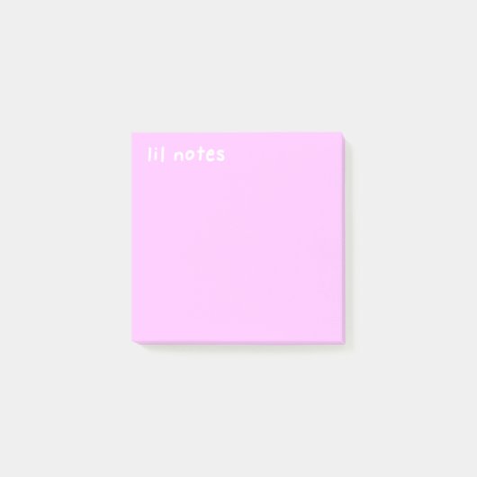 Lil Notes roze notities (Voorkant)