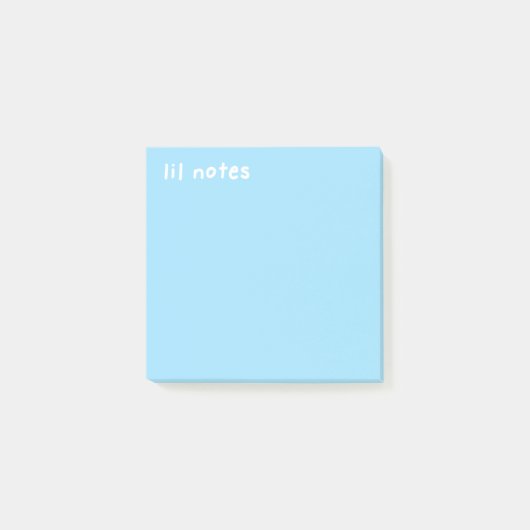 Lil Notes Sky Blue Post-it Notes (Voorkant)