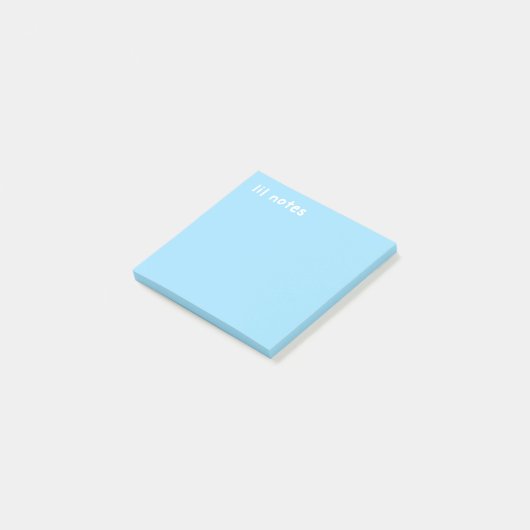 Lil Notes Sky Blue Post-it Notes (Schuin)