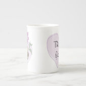 Lil owl ~ Merci ! ~os china mug (Devant)