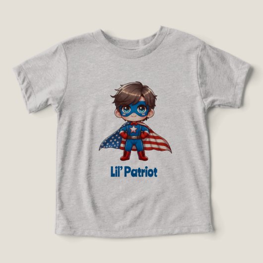 Lil’ Patriot - Bébé mignon Garçons d'aigle chauve (Design Recto)