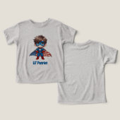 Lil’ Patriot - Bébé mignon Garçons d'aigle chauve (Design Recto & Verso)