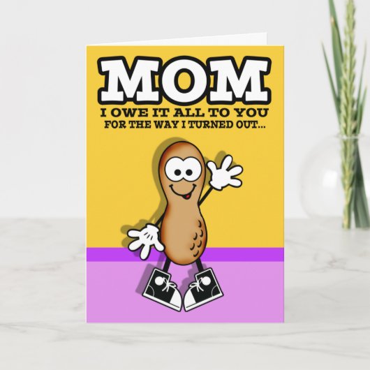 Lil Peanut Carte de la fête des mères (Devant)