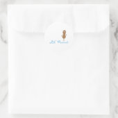 Lil Peanut Ronde Sticker (Tas)