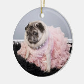 Lil Pickles Da Pug Fancy Ornament (Links)