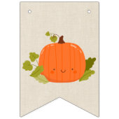 Lil Pumpkin Baby shower Vlaggetjes (Tweede vlag)