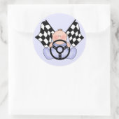 Lil Race Winner Baby Boy Ronde Sticker (Tas)