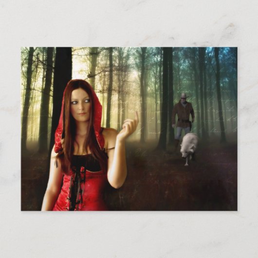 Lil Red Riding Hotte - Carte Postale (Devant)