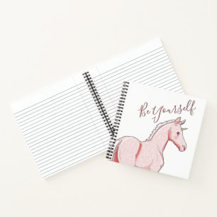 Lil Roze Palomino Eenhoorn (Wees jezelf) Notitieboek