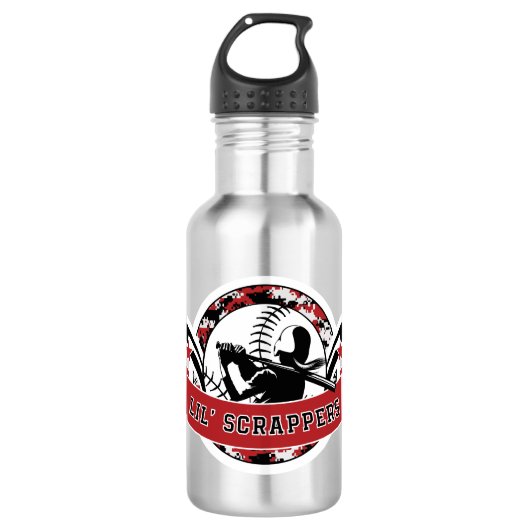 Lil-schelpdierflesje (18 oz), roestvrij waterfles  (Voorkant)