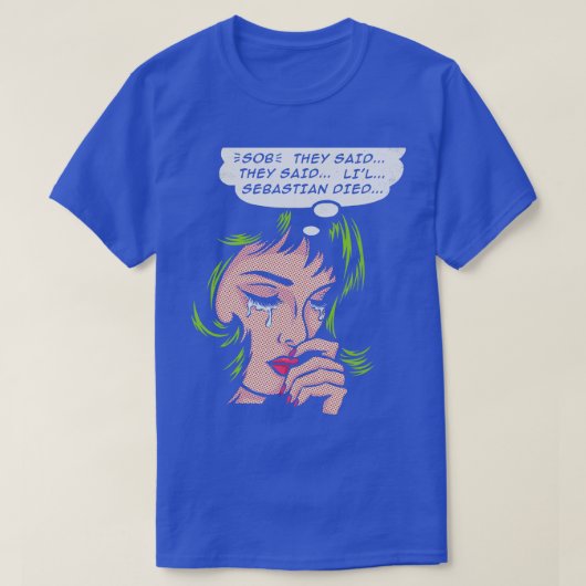 Lil Sebastian is dood T-shirt (Design voorkant)