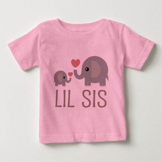 Lil Sis Elephant Gift Idee (Voorkant)