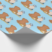 Lil' Slugger Baseball Thema Cadeaupapier (Hoek)