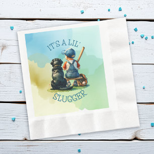 Lil' Slugger met zijn hond   Baby shower van de jo Servet