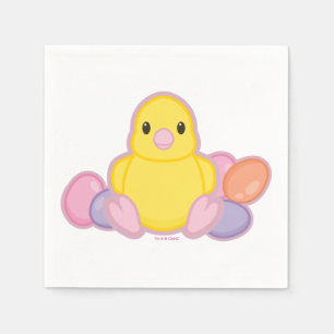 Lil Spring Chick Pattern Servet