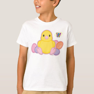 Lil Spring Chick Pattern T-shirt