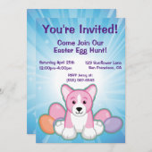 Lil Spring Corgi Pattern Kaart (Voorkant / Achterkant)