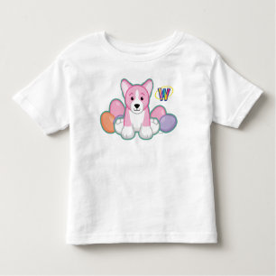 Lil Spring Corgi Pattern Kinder Shirts