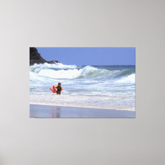 LI'L SURFER DUDE 40x60 Canvas Afdruk (Voorkant)
