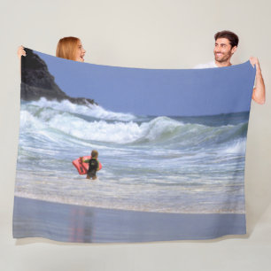 LI'L SURFER DUDE FLEECE DEKEN