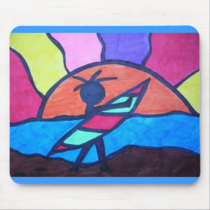 Lil' Surfer guy - Zon instellen Muismat