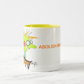 LIL VERT DUDE 11 oz. mug à deux tons (Centre)