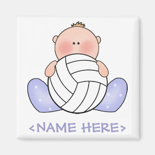 Lil Volleyball Baby Boy Magneet