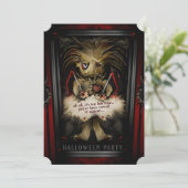 Lil Voodoo Doll Halloween Party Famille Invitation (Debout devant)