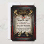 Lil Voodoo Doll Halloween Party Famille Invitation (Dos)